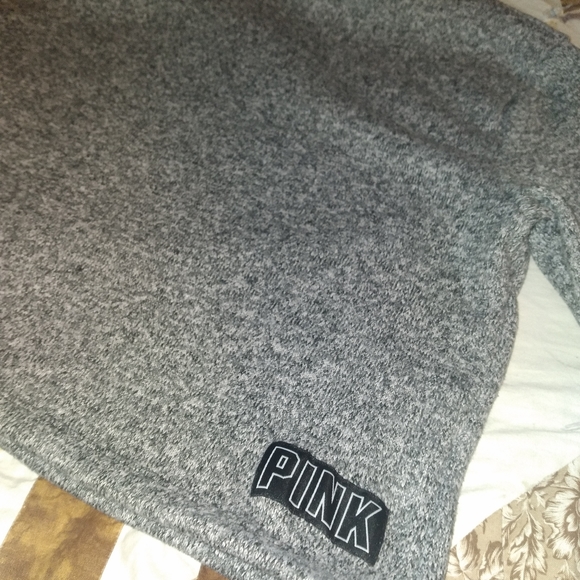 PINK Victoria's Secret Tops - PINK by Victoria's Secret Crop Sweater Hoodie